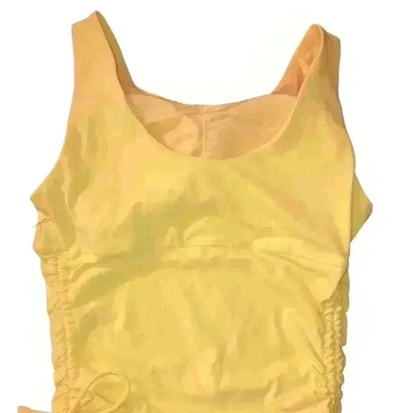 LOVE TREE cropped tank NWOT banana yellow size Small SO CUTE - Picture 2 of 5